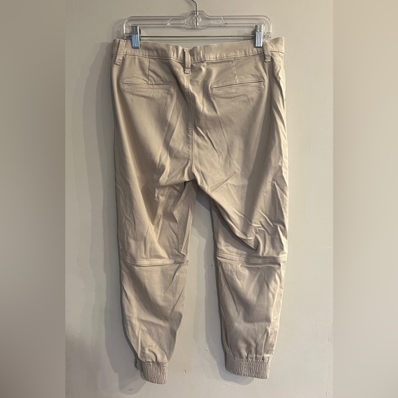 J BRAND Women’s Khaki Arkin Zip Ankle Jogger Pants in Driftwood Size 29 - Picture 2 of 6